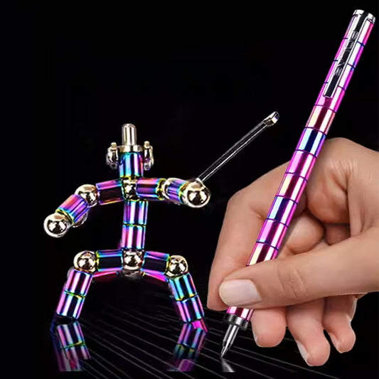 Decompression Magnet Metal Fidget Pen, Creative Toy That Writes