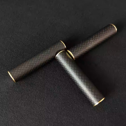 EDC Fidget Toys – Magnetic Metal Carbon Fiber Three-Section Rotating