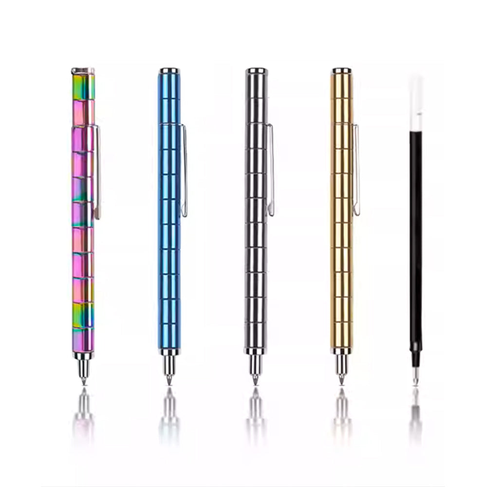 Decompression Magnet Metal Fidget Pen, Creative Toy That Writes