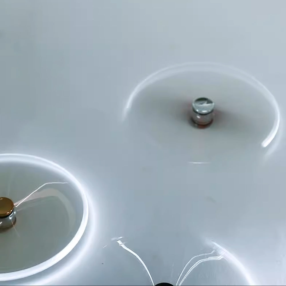 Rotating Fidget Pen with LED Light – Metal Ballpoint Pen