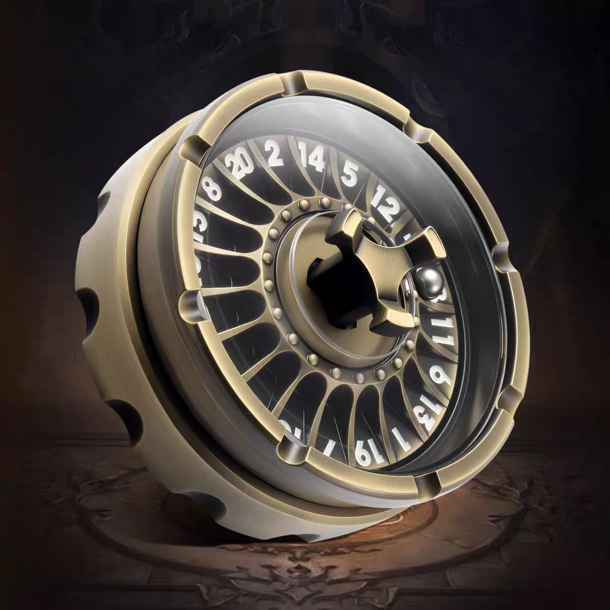 EDC Carnival Pocket Roulette Fidget Spinner