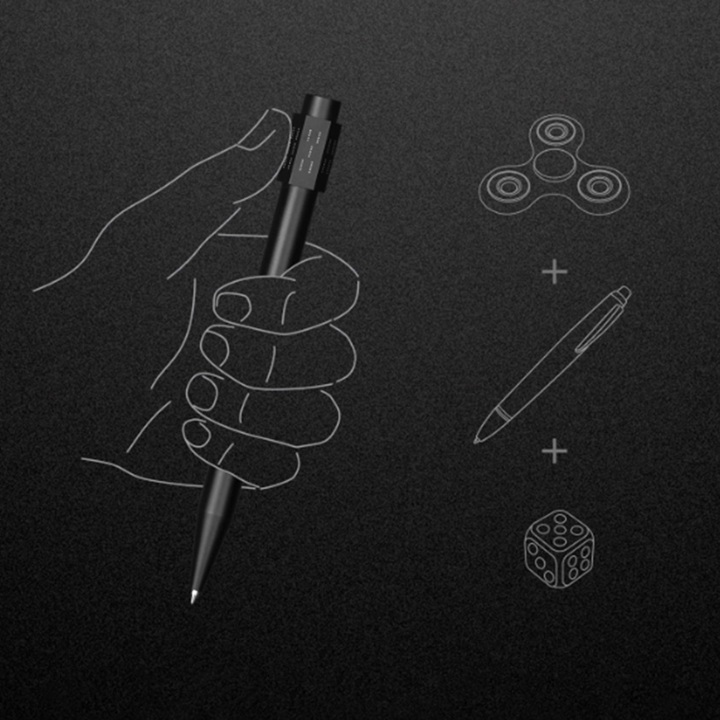 A1 - Premium Fidget Dice Pen